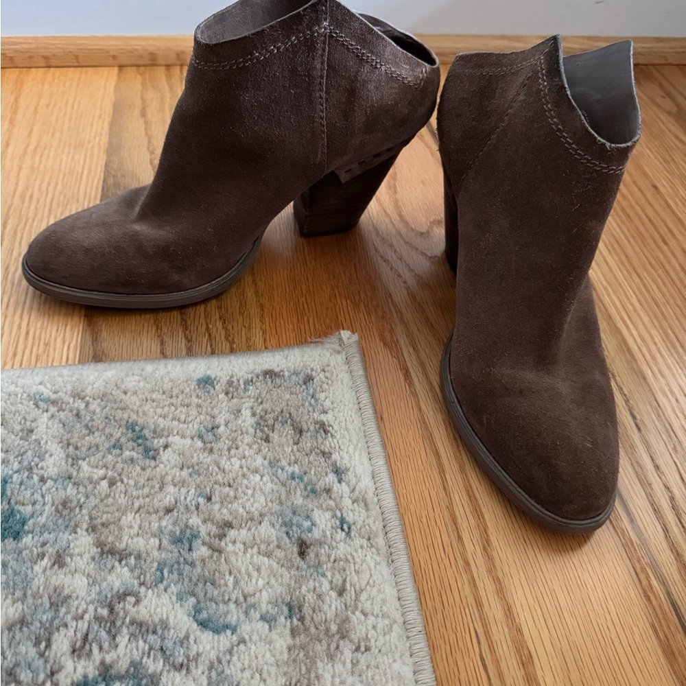 Dolce Vita Brown Suede Ankle Boots